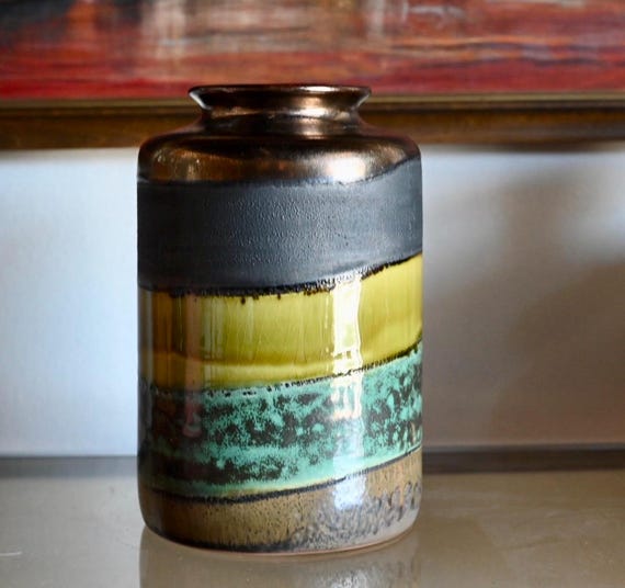 Vintage Eduardo Vega Vase Mid Century Modern