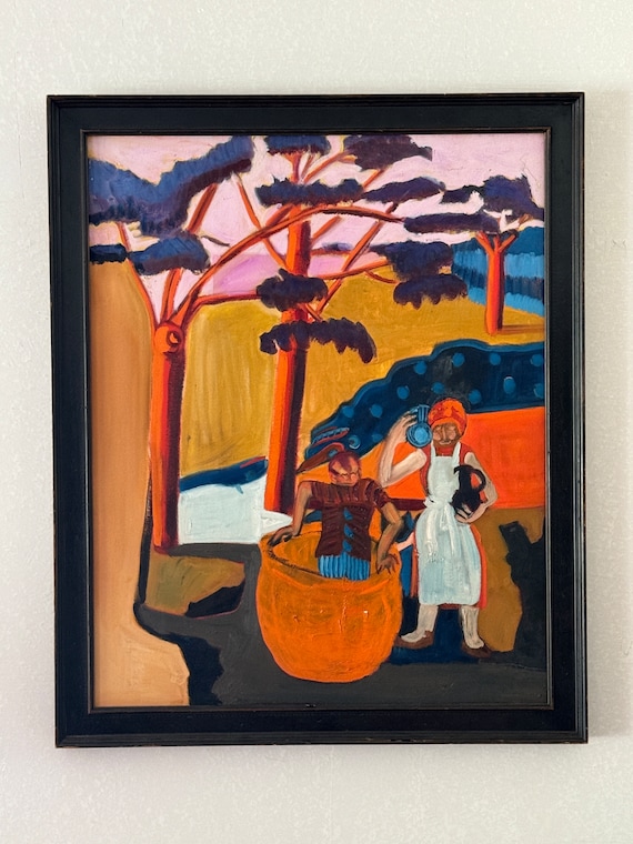 Original Post Impressionist Oil Painting By Molly E Brubaker California Artist