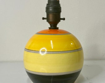 Art Deco Rare Susie Cooper Gray's Pottery Modernist Lamp Circa 1929