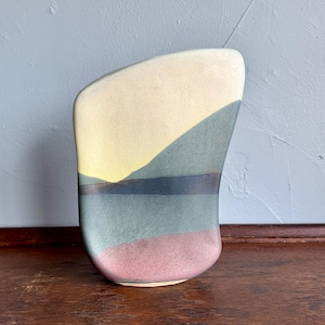 Original Studio Pottery Signed Bramth Vintage Art Vase
