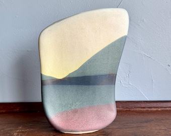Original Studio Pottery Signed Bramth Vintage Art Vase