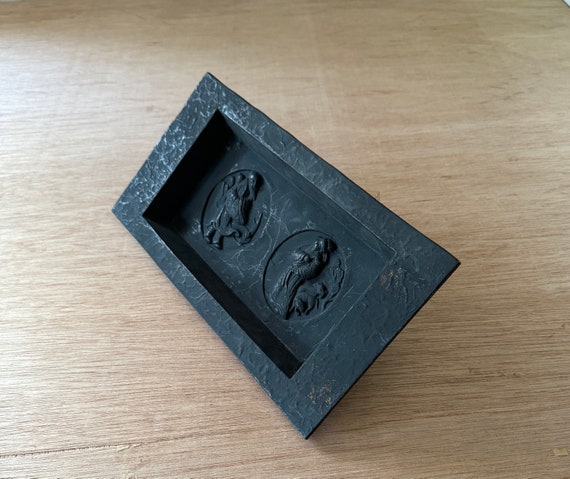 Vintage Chinese Cast Iron Platter Bowl