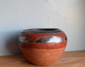 Vintage Makarunga Terracotta Clay Vase Pottery Handmade Zimbabwe