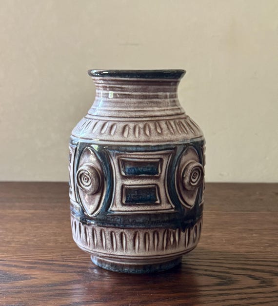 Vintage Italian MCM Aldo Londi Era Ceramic Bitossi Raymor Vase