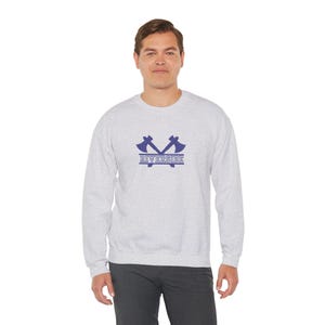 Crossed Axes Riverside Crewneck Sweatshirt | Embroidered