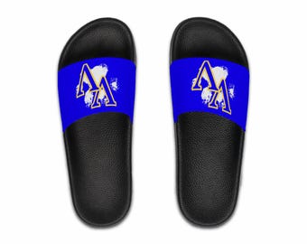 VV Paw Mens Sandals | Blue Strap Slide