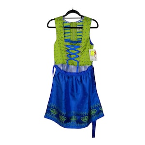Girls Dirndl Dress/14 years /Oktoberfest /Austrian Dress/Fancy Dress/Tyrolean Dress/Bavarian Dress/Alpen Dress/Folk Dress/Book Day
