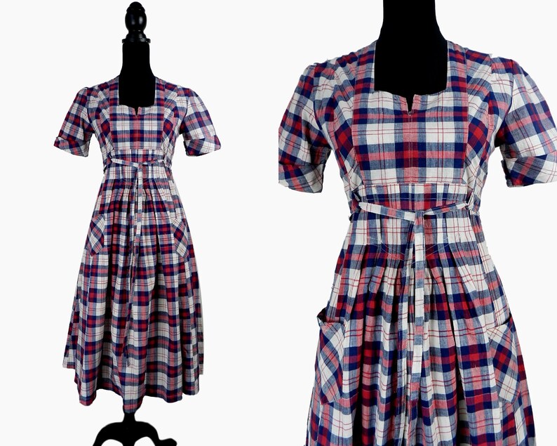 retro dress 1970s