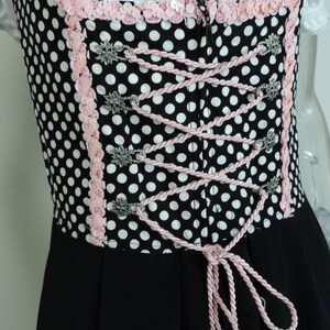 Costume Dirndl Tyrolien Vintage Taille 42 Italien - Occasion Très Bon état Vêtement Traditionnel