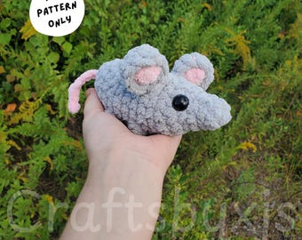 Mouse Crochet Pattern PDF Amigurumi Pattern Digital Download