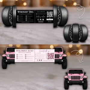 Auto Detailing Business Card Template Canva, Folded Car Detailing Card, Editable Car Wash Business Card, Printable Auto Care Card