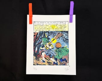 Halloween-tryck (20 x 15 cm)