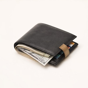 Mens Genuine Leather Bifold Wallet Id Credit Card Alligator Window Crocodile Bk