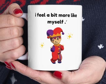 Taza de cerámica Tomadachi Life de Hugh Morries (325 ml, 444 ml) para café