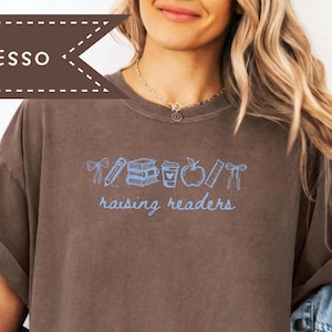 Raising Readers Shirt, Comfort Colors® Teacher Tshirt, Personalized School Tshirt, Funny Teacher Gift, Retro Teacher Shirt, Teacher Birthday