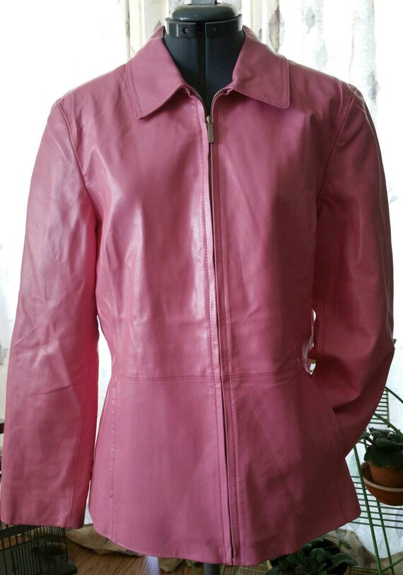 pink bubble coat