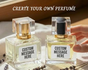 Custom Vegan Perfume Spray • Personalized Scent, 30ml Glass Bottle