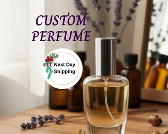 Spray de Perfume Vegano • Crea Tu Propio Aroma Natural • Fragancia Artesanal y Pura • Regalo de Navidad Personalizado