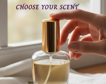 Perfume Natural en Spray • Fragancia Vegana y Limpia • Crea Tu Propio Aroma • Perfume de Navidad para Mujeres