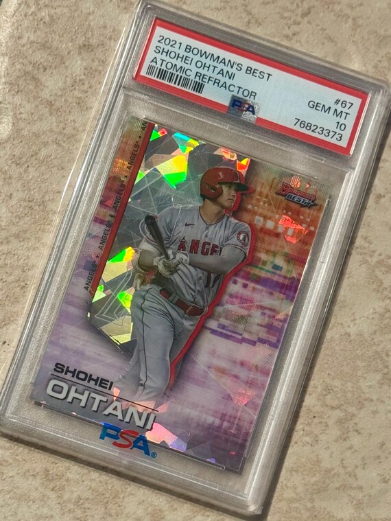 2021 Bowman's Best Shohei Ohtani #67 Atomic Refractor PSA 10 Gem