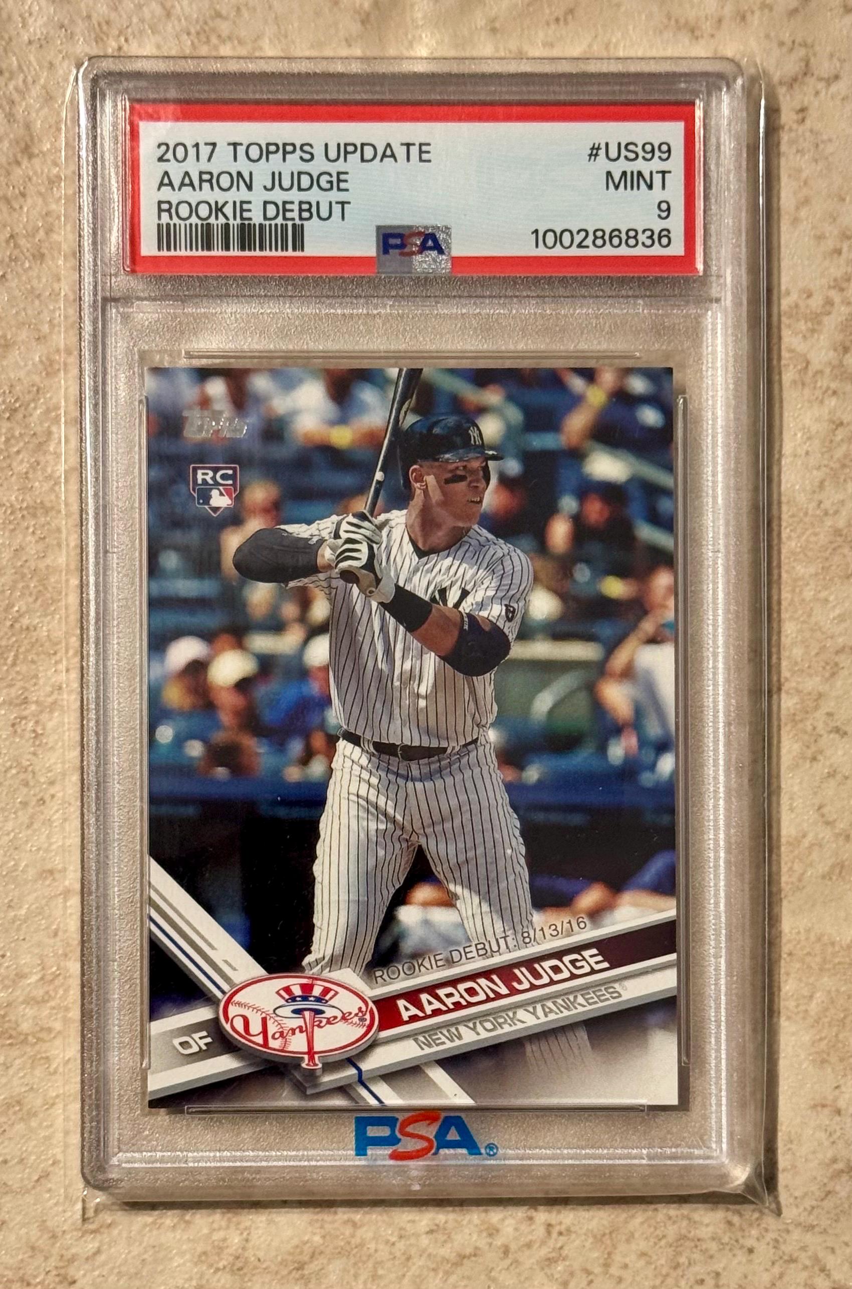 2017 Topps ハイテック アーロン・ジャッジ ルーキーカード RC 黒版 