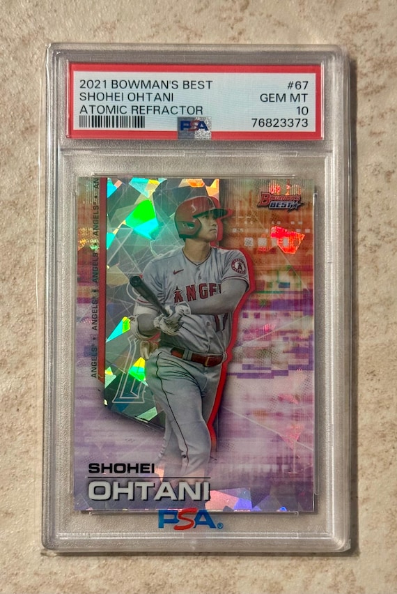 2021 Bowman's Best Shohei Ohtani #67 Atomic Refractor PSA 10 Gem