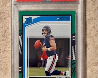 2024 Donruss Caleb Williams #327 Press Proof Green PSA 9 Mint Chicago Bears