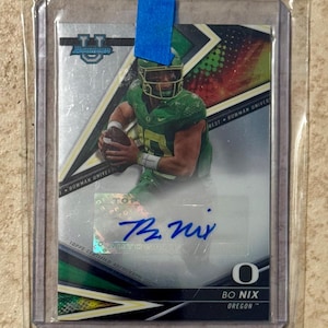 Bo Nix Autograph Rookie Cards - Etsy