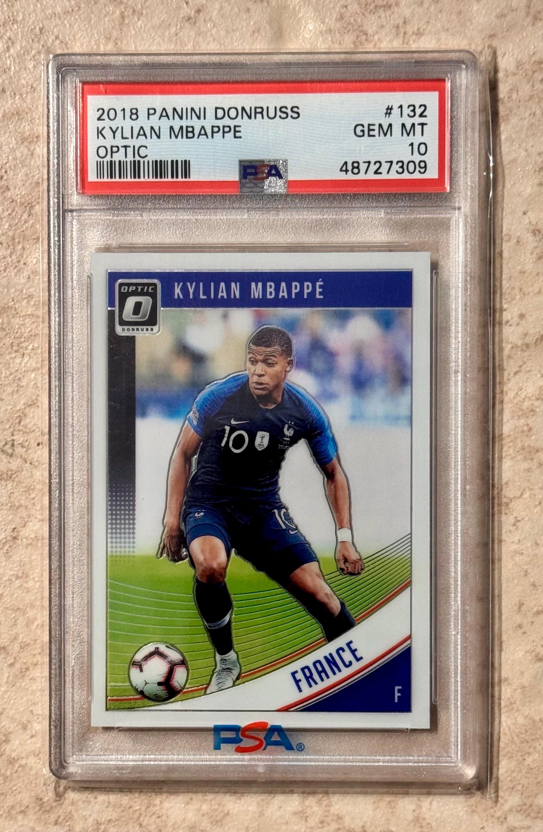 Kylian Mbappe 2018 Panini Donruss Optic Soccer Rookie Card RC #132 