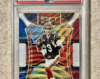 2023 Panini Select Tri-Color Prizm  Joe Burrow RC #419 Rookie #d/149 PSA 10 Gem Mint Cincinnati Bengals