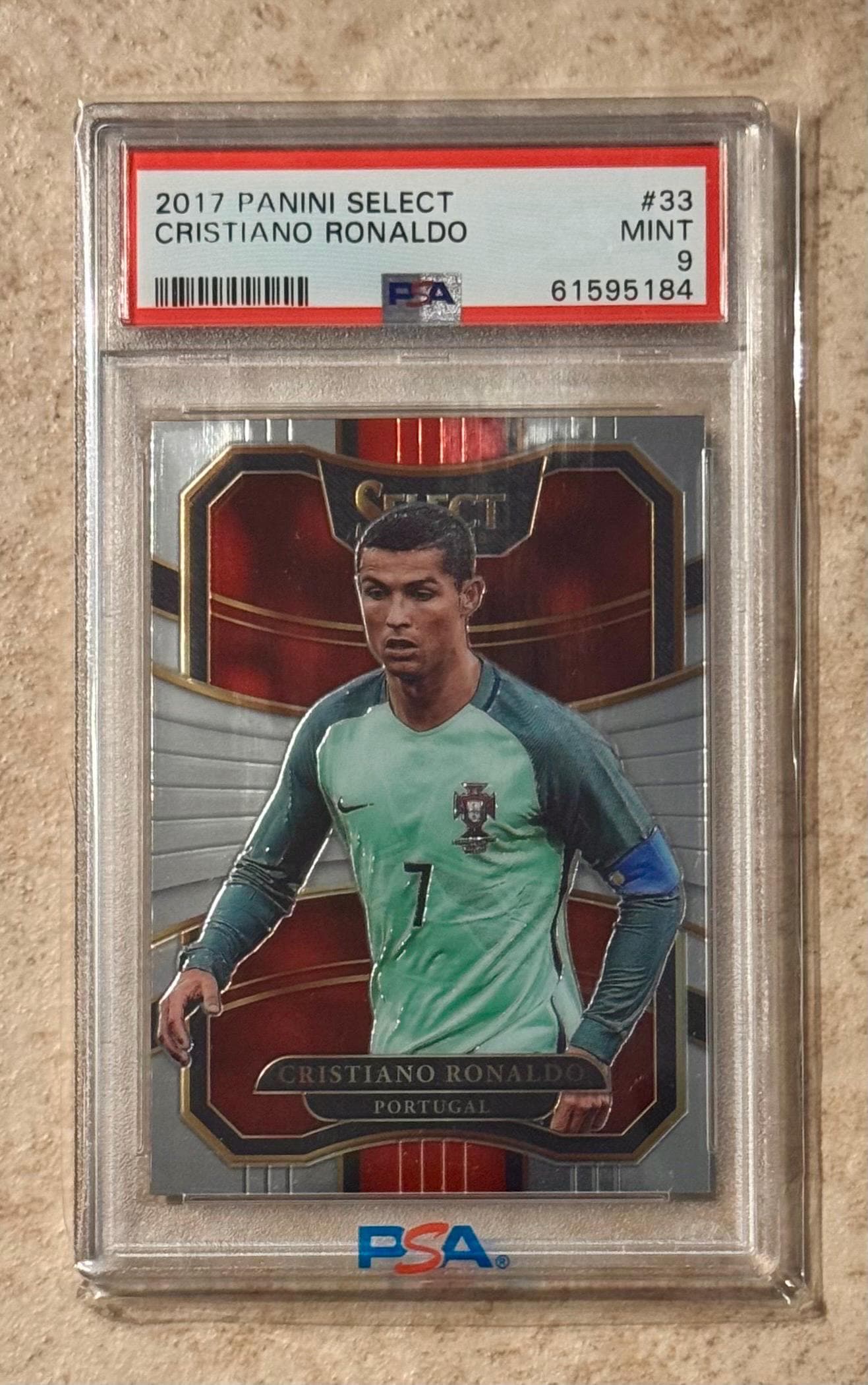 2017 Panini Select #33 Cristiano Ronaldo Portugal PSA 9 Mint - Etsy