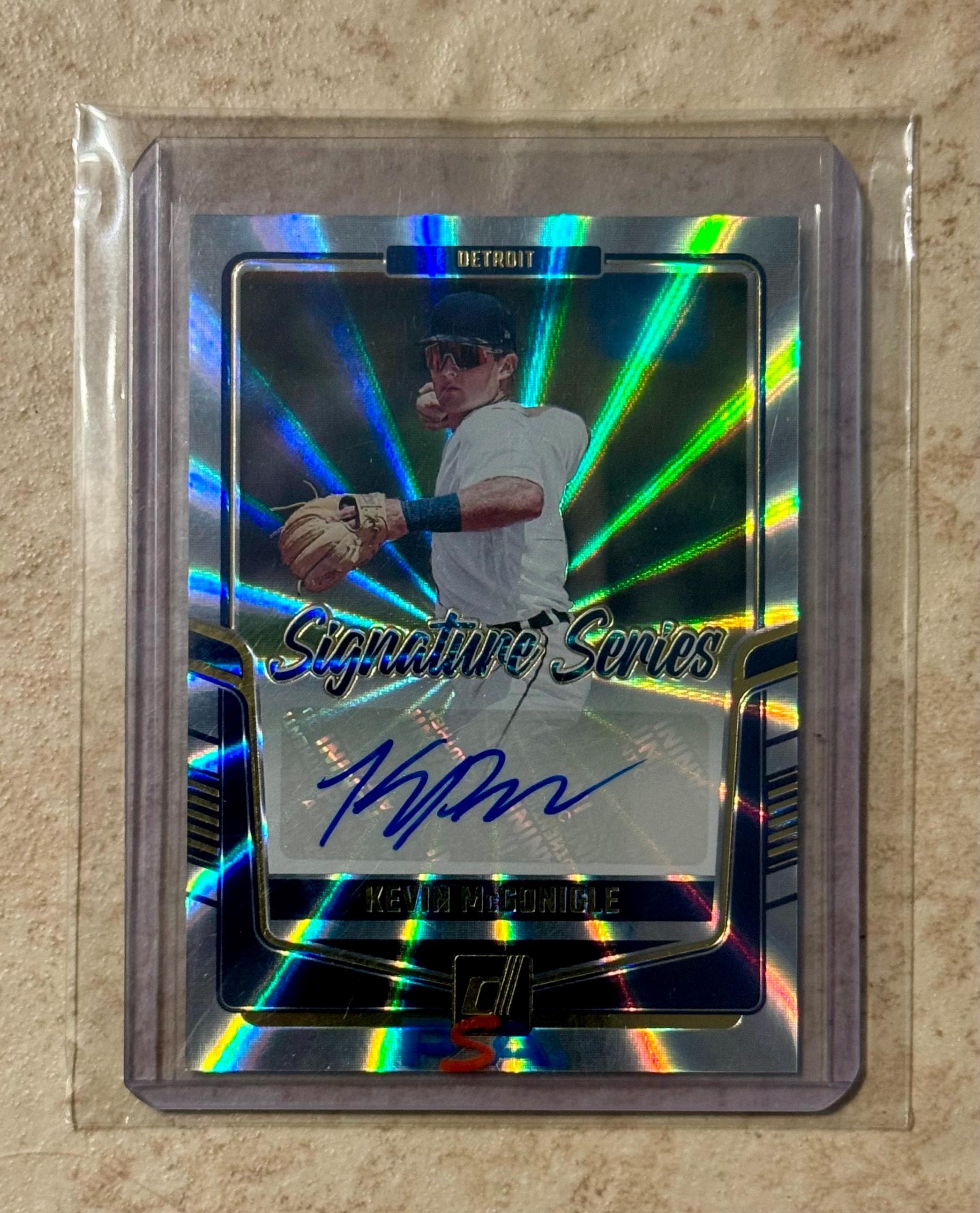 Kevin Mcgonigle 2024 Panini Donruss Signature Series Holo Laser 
