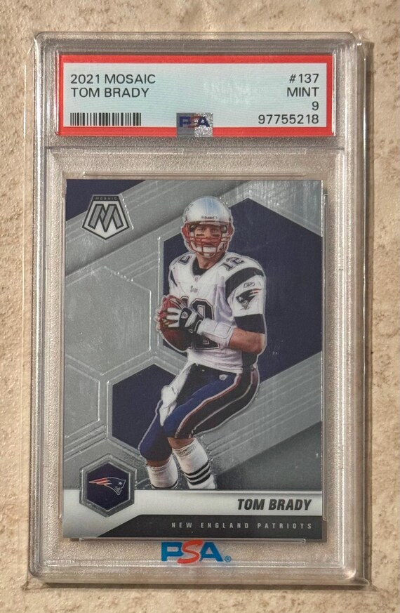 2021 Mosaic Tom Brady #137 PSA 9 Mint - Etsy