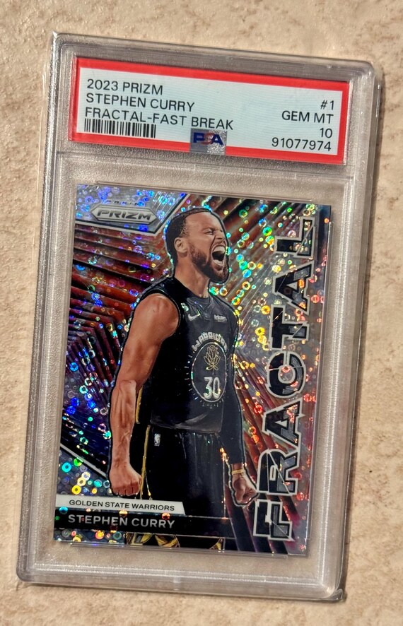 クリッター プリズマ 2023 Prizm Steph Curry #1 Fractal-fast Break PSA 10 Gem Mint - Etsy
