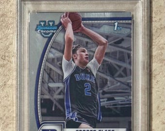 2024 BOWMAN CHROME University #16 Cooper Flagg PSA 9 Mint