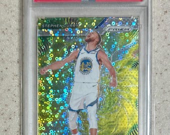 2024 Panini Prizm Stephen Curry Fractal Fast Break PSA 10 Gem Mint Golden State Warriors
