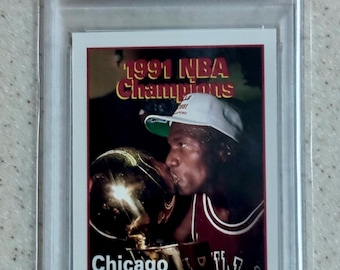 1991 Hoops #543 Michael Jordan Chicago Bulls HOF PSA 9 Mint GOAT