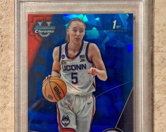 Paige Bueckers 2023 Bowman U Chrome Sapphire 1st Rookie RC PSA 10 Gem Mint