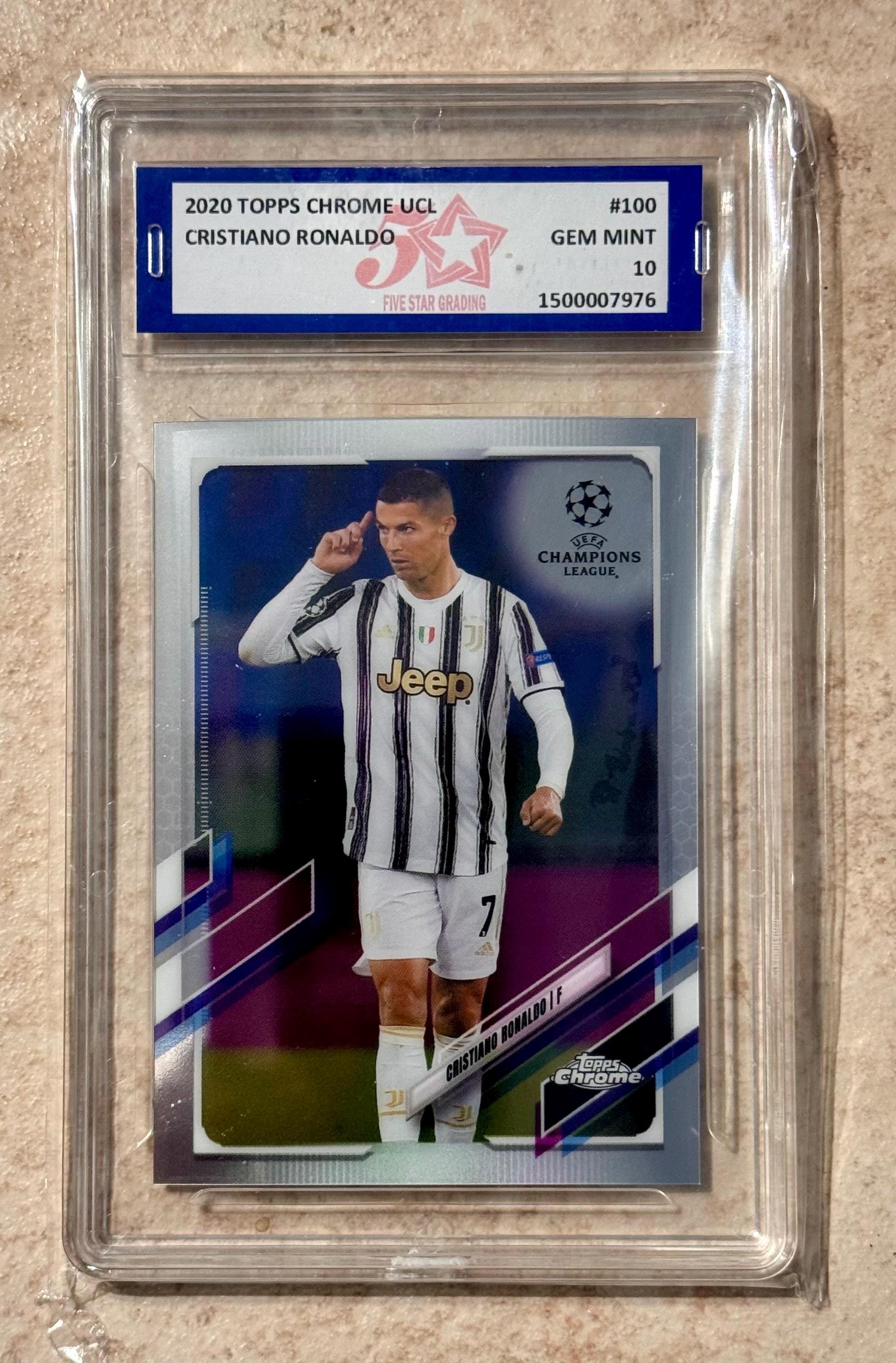 ロナウド　直筆サインカードPSA10 PSA10】23-24 Topps Chrome ロナウド 直筆サインカード - メルカリ