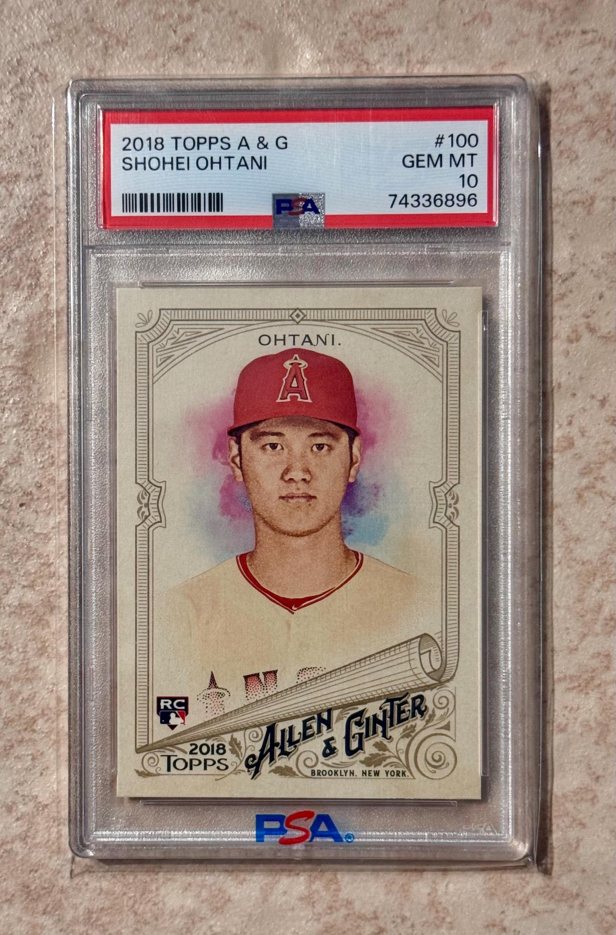 2018 Topps Allen & Ginter Shohei Ohtani RC PSA 10 Gem Mint Rookie