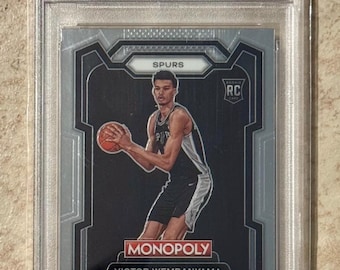 2023-24 Panini Prizm Monopoly - #81 Victor Wembanyama (RC) Rookie Card PSA 10 Gem Mint