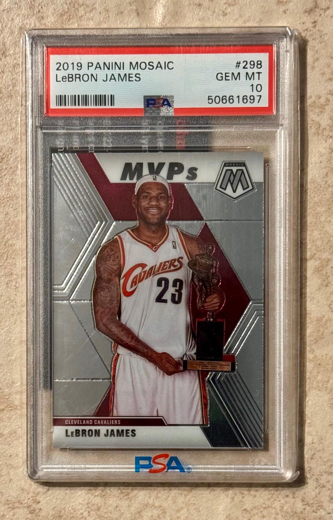 panini mosaic lebron james