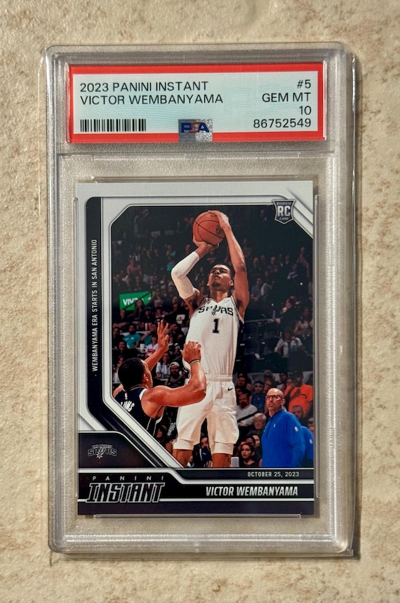 2023 Panini Instant - Victor Wembanyama #5 PSA 10 Gem Mint Rookie