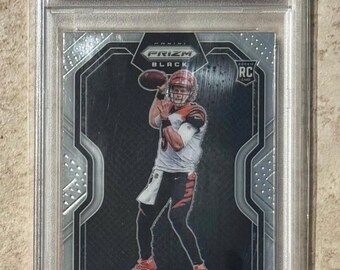 2020 Panini Chronicles Joe Burrow Prizm Black Rookie PSA 10 Gem Mint Cincinnati Bengals