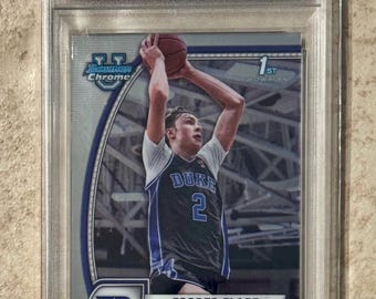 2024 BOWMAN CHROME University #16 Cooper Flagg PSA 8