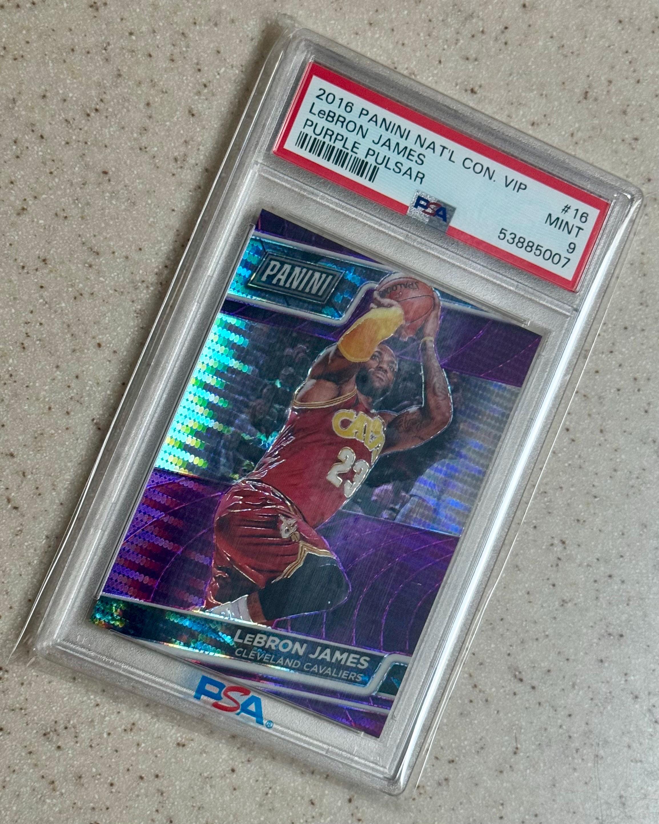2016 Lebron James SP #D/50 Purple Pulsar Prizm PSA 9 Mint - Etsy