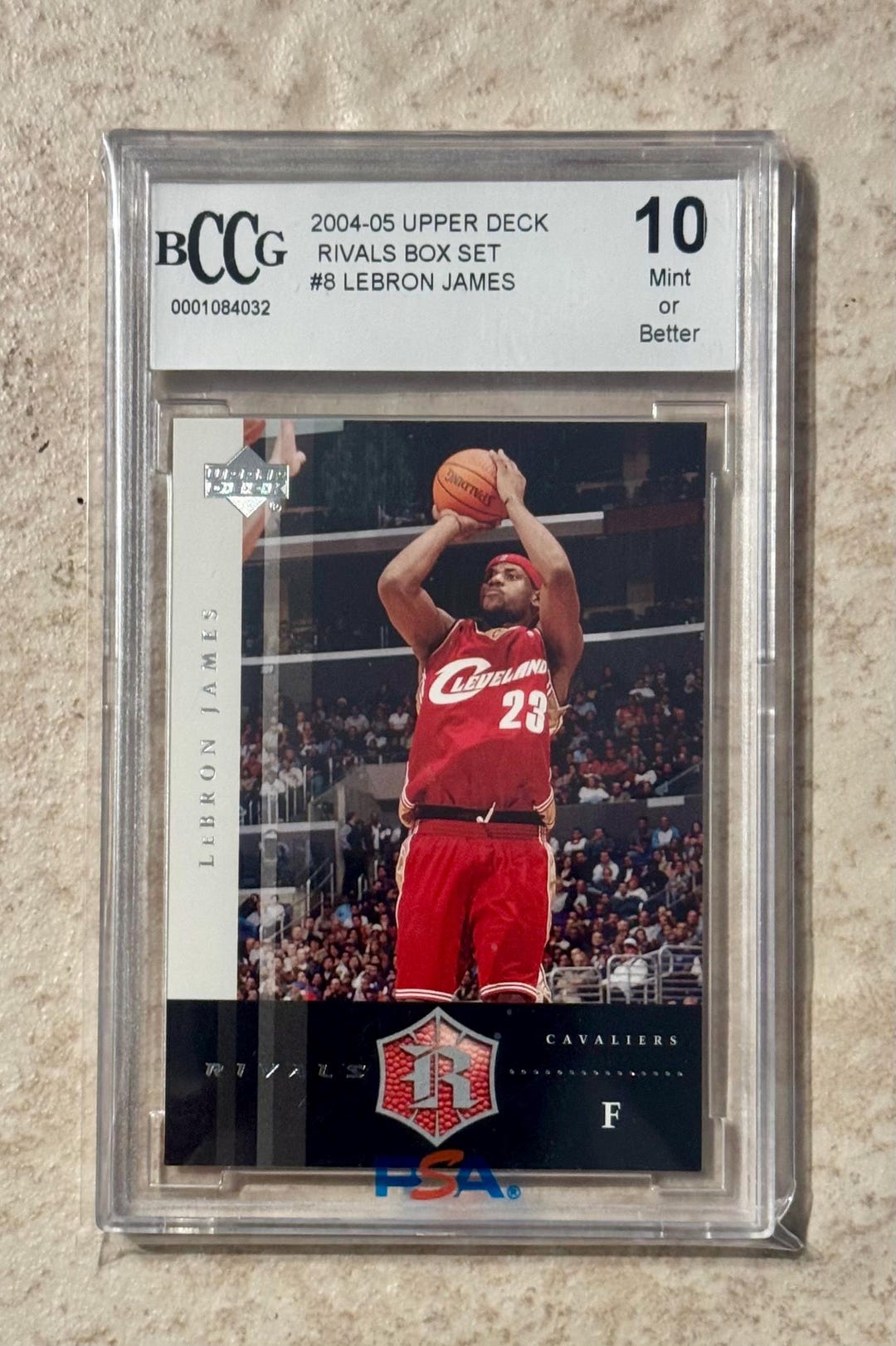 2004-05 Upper Deck Lebron James Rivals Box Set #8 BCCG 10 Gem Mint