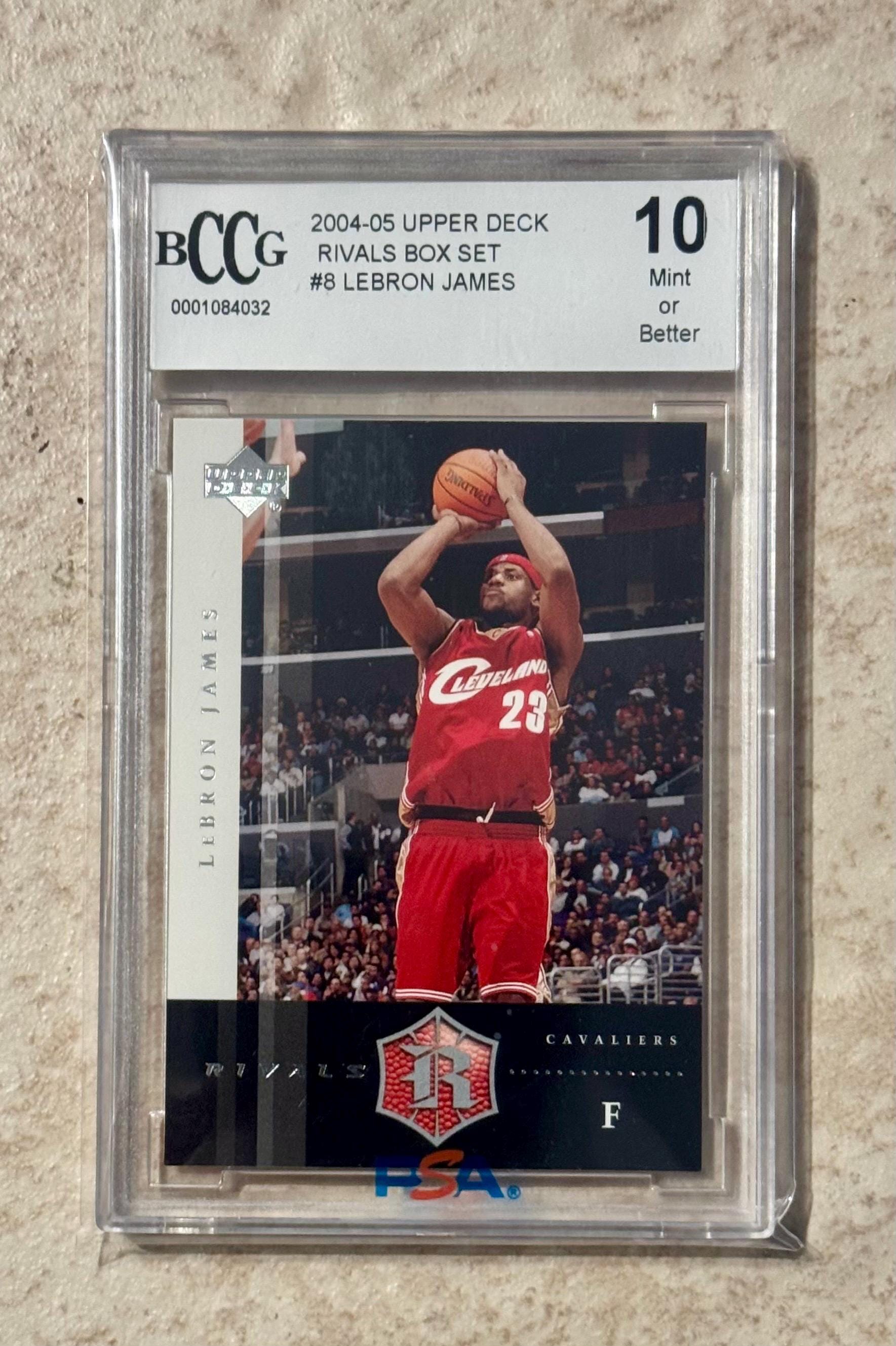 2004-05 Upper Deck Lebron James Rivals Box Set #8 BCCG 10 Gem Mint