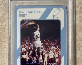 1989 Collegiate Collection North Carolina #16 Michael Jordan PSA