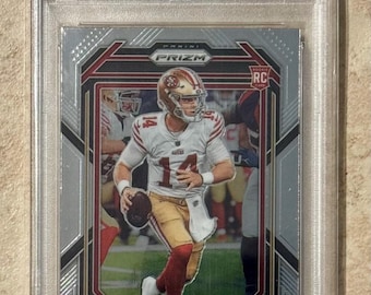 2022 Panini Prizm Rookies Brock Purdy #353 PSA 9 Mint Rookie RC